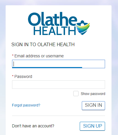 Olathe Patient Portal Login