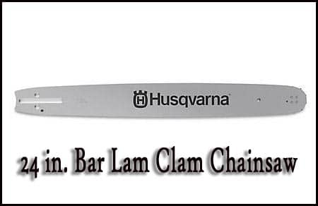 24 in. Bar Lam Clam Chainsaw