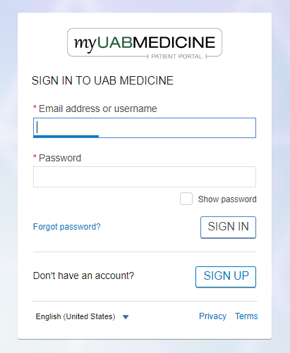 Myuabmedicine Patient Portal Login