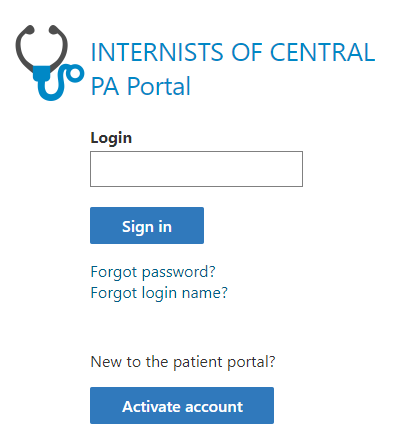 Internists Of Central Pa Patient Portal Login