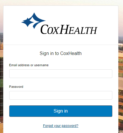 Coxhealth Patient Portal Login 
