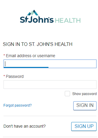St. John Patient Portal Login