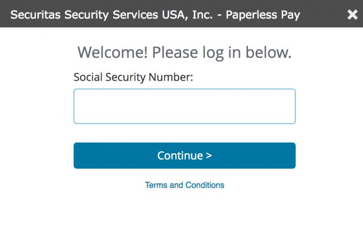 Quick instructions on login into the SecuritasEpay Talx Employee portal