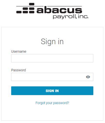 Abacus Pay Stubs Login