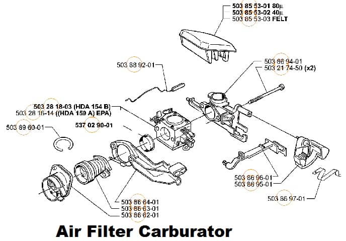Air filter Carburetor