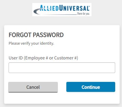 Allied Universal Login Forgot Password