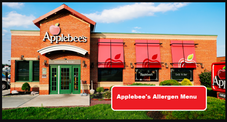 Applebee’s Allergen Menu 2024 ❤️