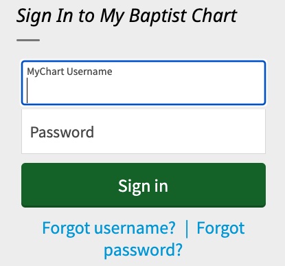 Baptist Patient Portal Login Online ❤️