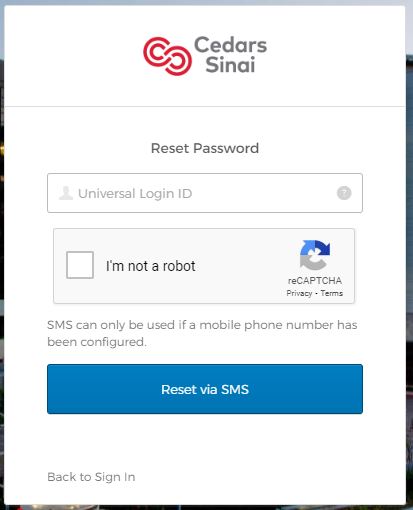Cedars Sinai Pay Stub LOGIN forgot password