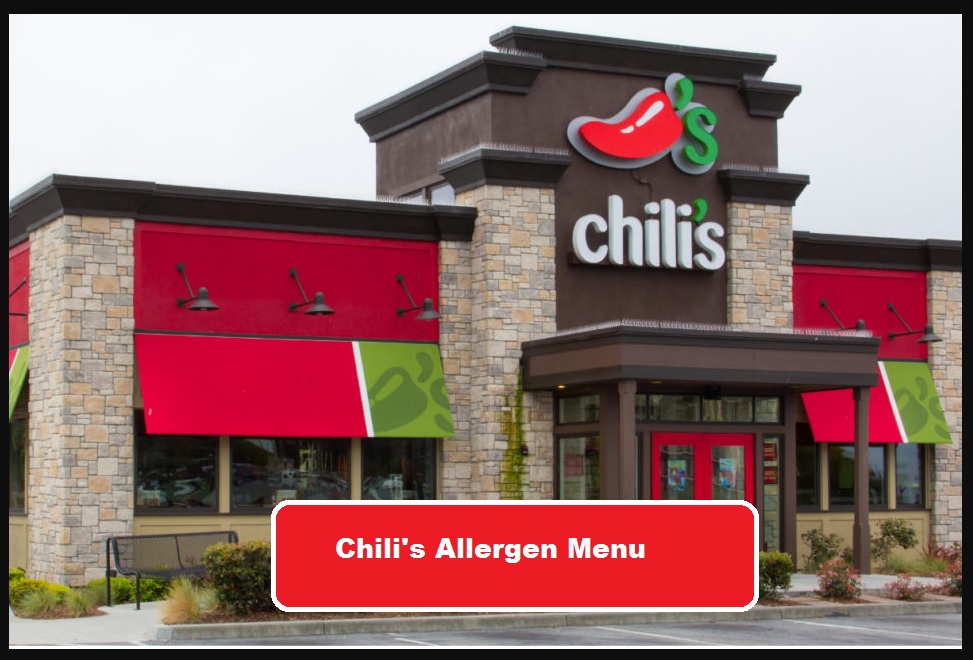 Chili's Allergen Menu