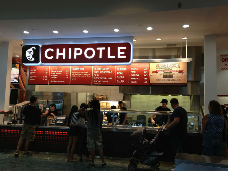 chipotle restaurants nearby
