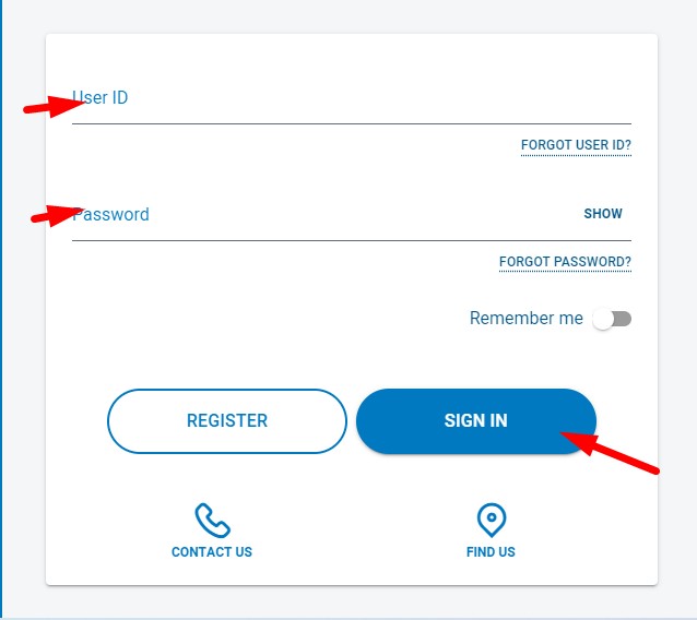 Click Sign In on the BMO Harris site page