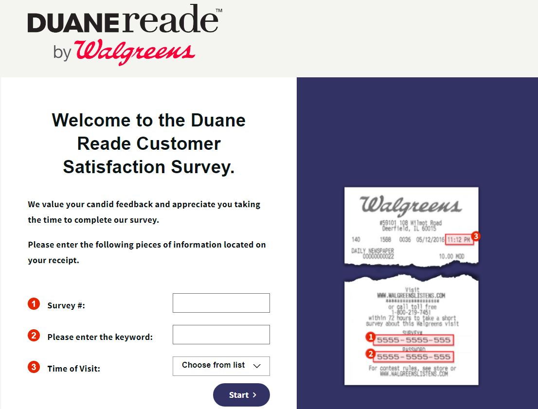 Duane Reade Survey