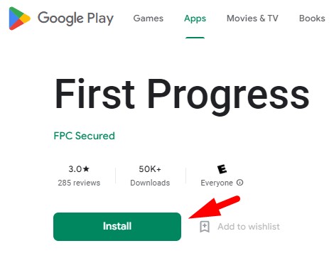 First Progress Mobile app