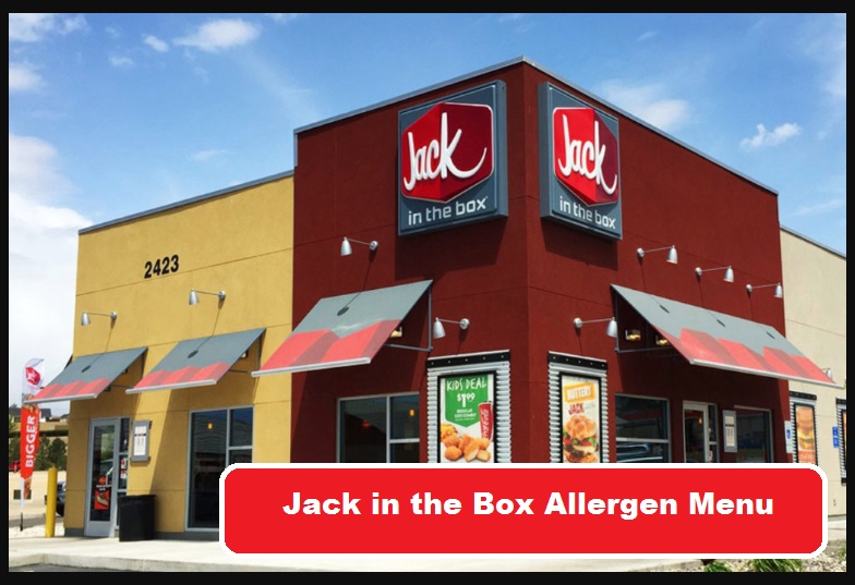 Jack in the Box Allergen Menu