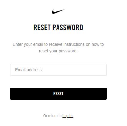 Nike Pay Stub Login To Reset Password