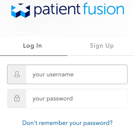 Patient Fusion Portal Login