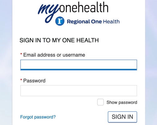 Regional One Patient Portal Login Online ❤️