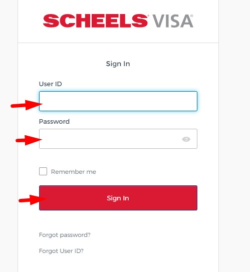 Scheels Credit Card Login
