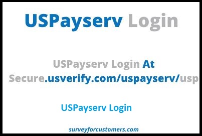 USPayserv Login ❤️ Electronic Payroll Services