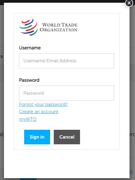 WTO Pay Stubs Login Page