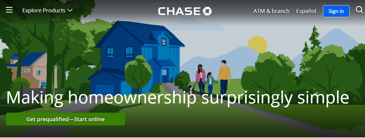 chase home mortgage login