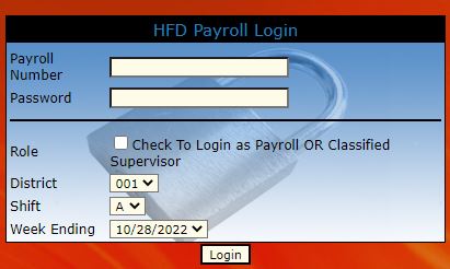 hfd payroll login