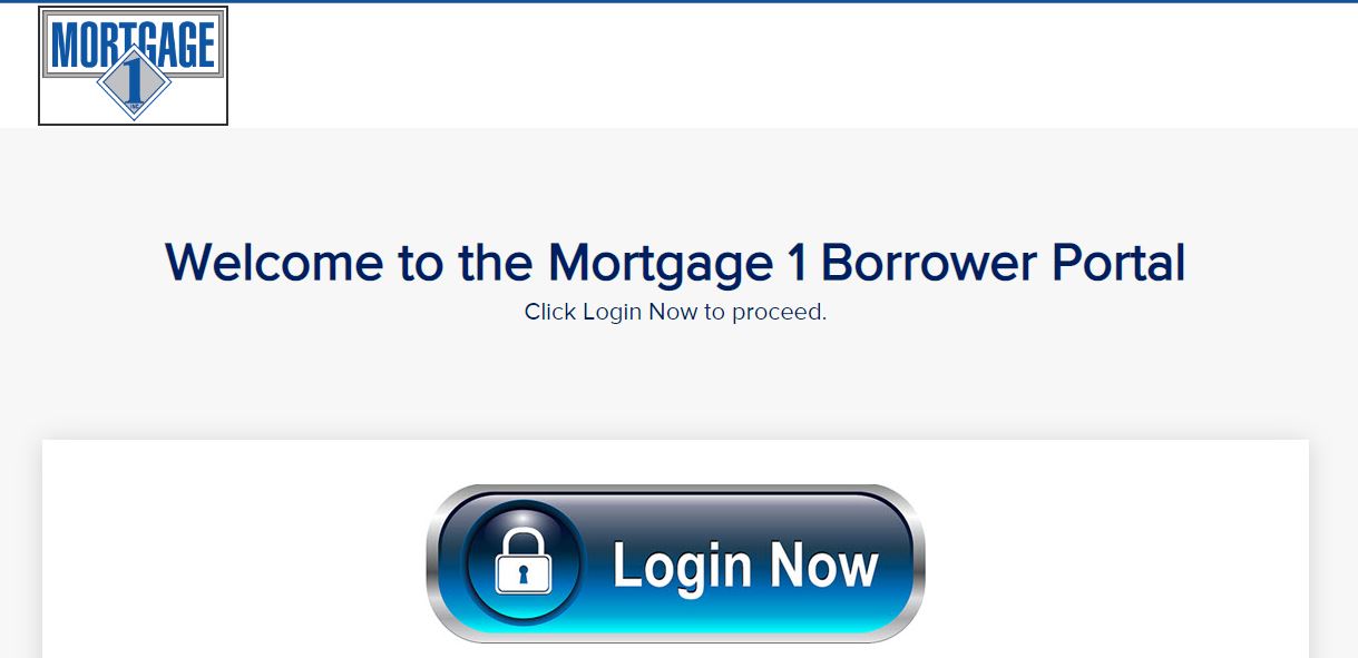 mortgage one login
