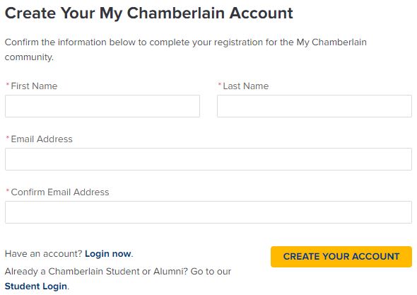 Chamberlain Student Portal Login