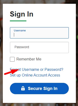 Credit One Credit Card Forgot Username or Password