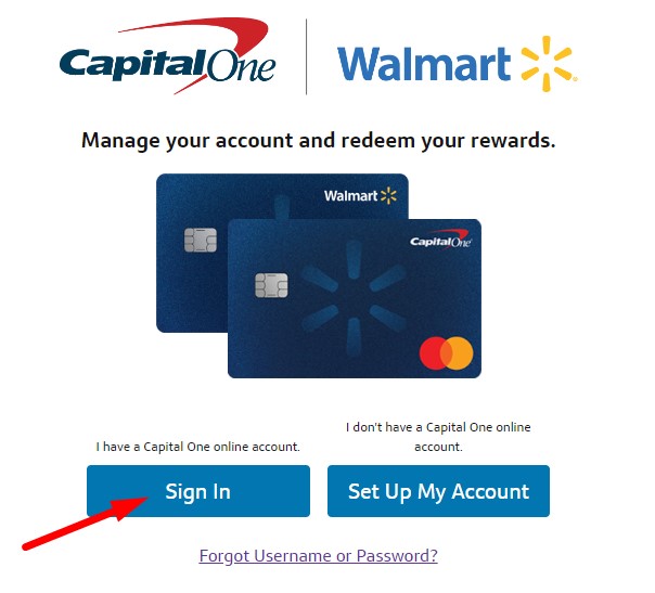 Walmart Credit Card login
