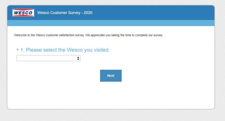 Wesco Survey Step 1