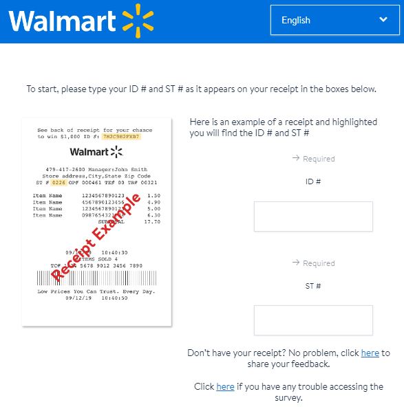 Www.Survey.Walmart.Com