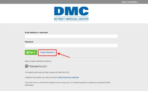 dmc patient portal login 