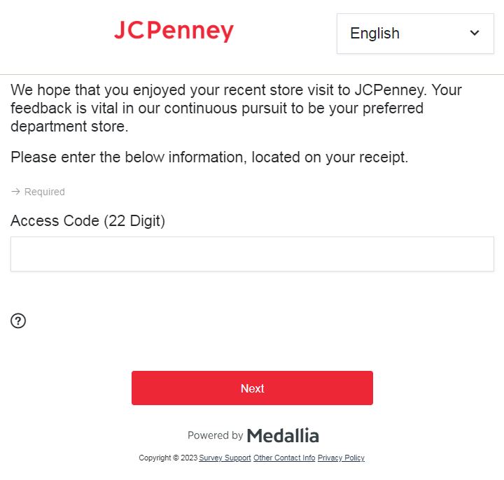 jcpenney survey