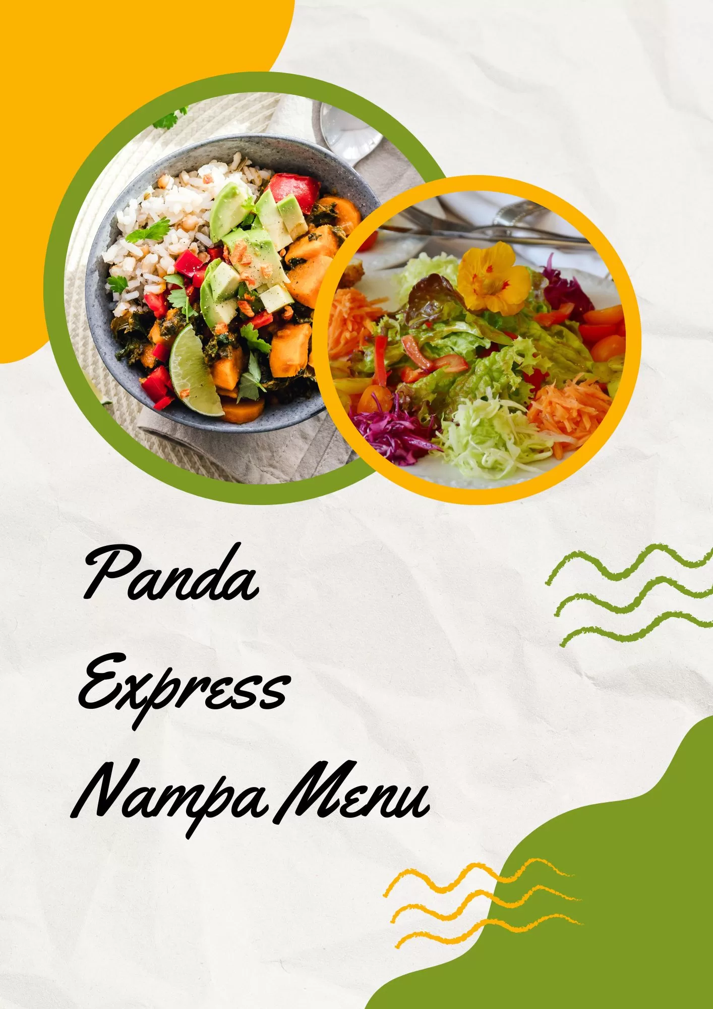 panda express nampa menu
