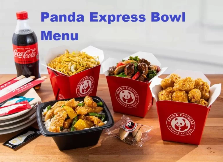 Panda Express Bowl Menu 2024