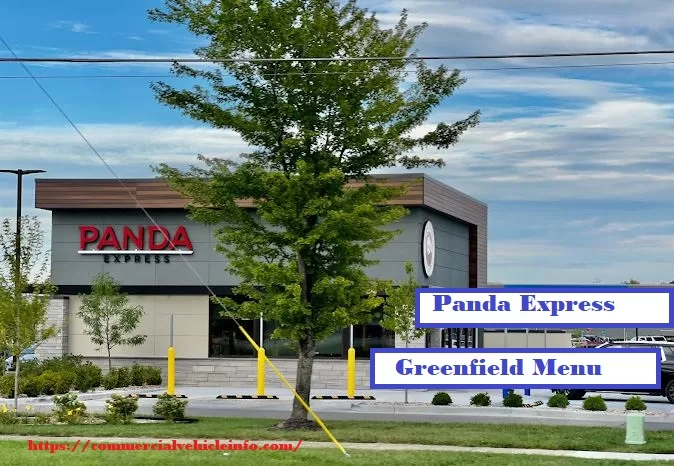 Panda Express Greenfield Menu