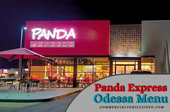 Panda Express Odessa Menu
