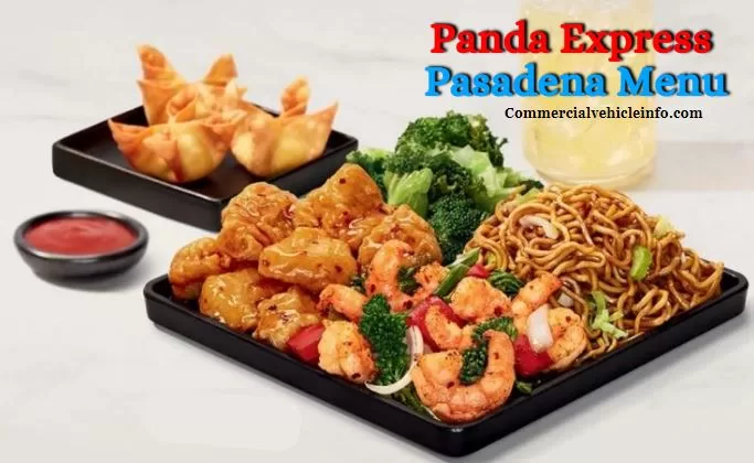 Panda Express Pasadena Menu