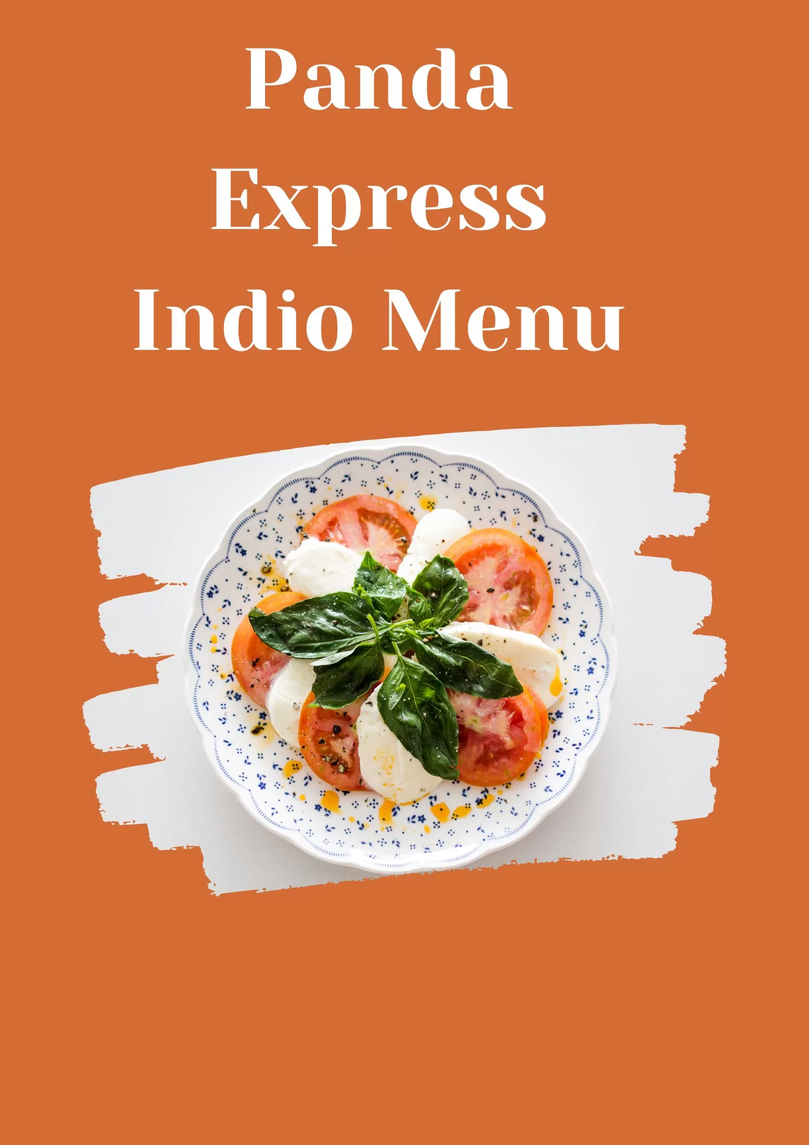 panda express indio menu 