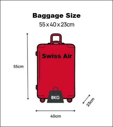 Swiss Air Baggage Size