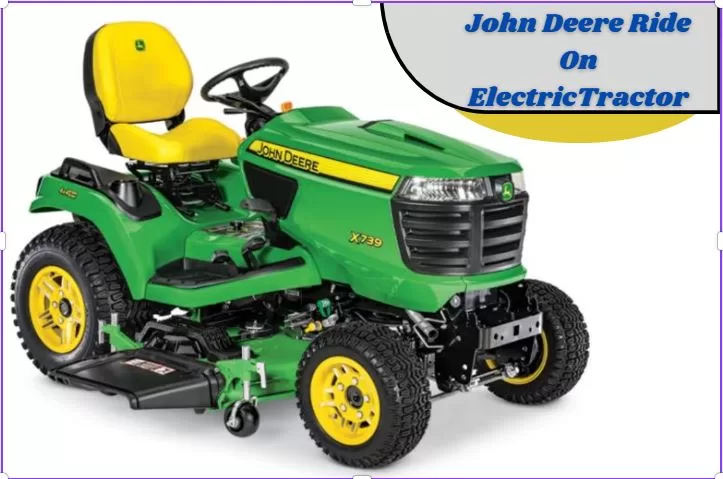 John Deere Ride On Electric Tractor...
