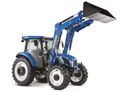 New Holland Tractor T4000 and Backhoe 
