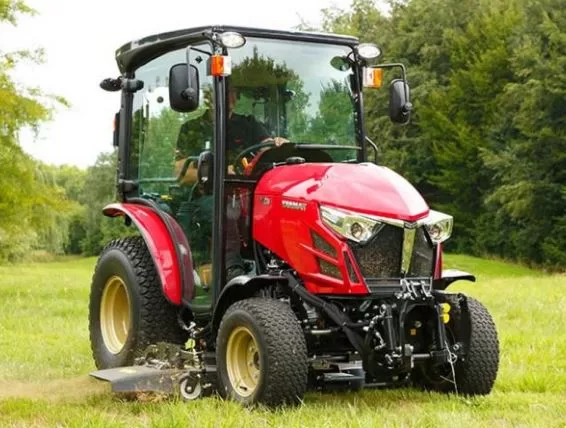 Yanmar Cab Tractor with Belly Mower
