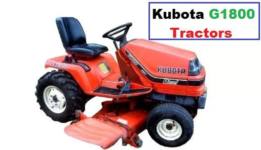 Kubota G1800 Price, Specs  2024