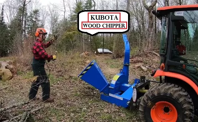 Kubota Wood Chipper Attachment