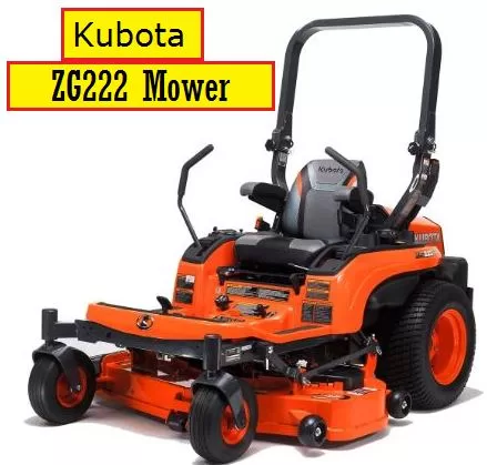 Kubota ZG222 Mower Blades, Price, Specs 2024