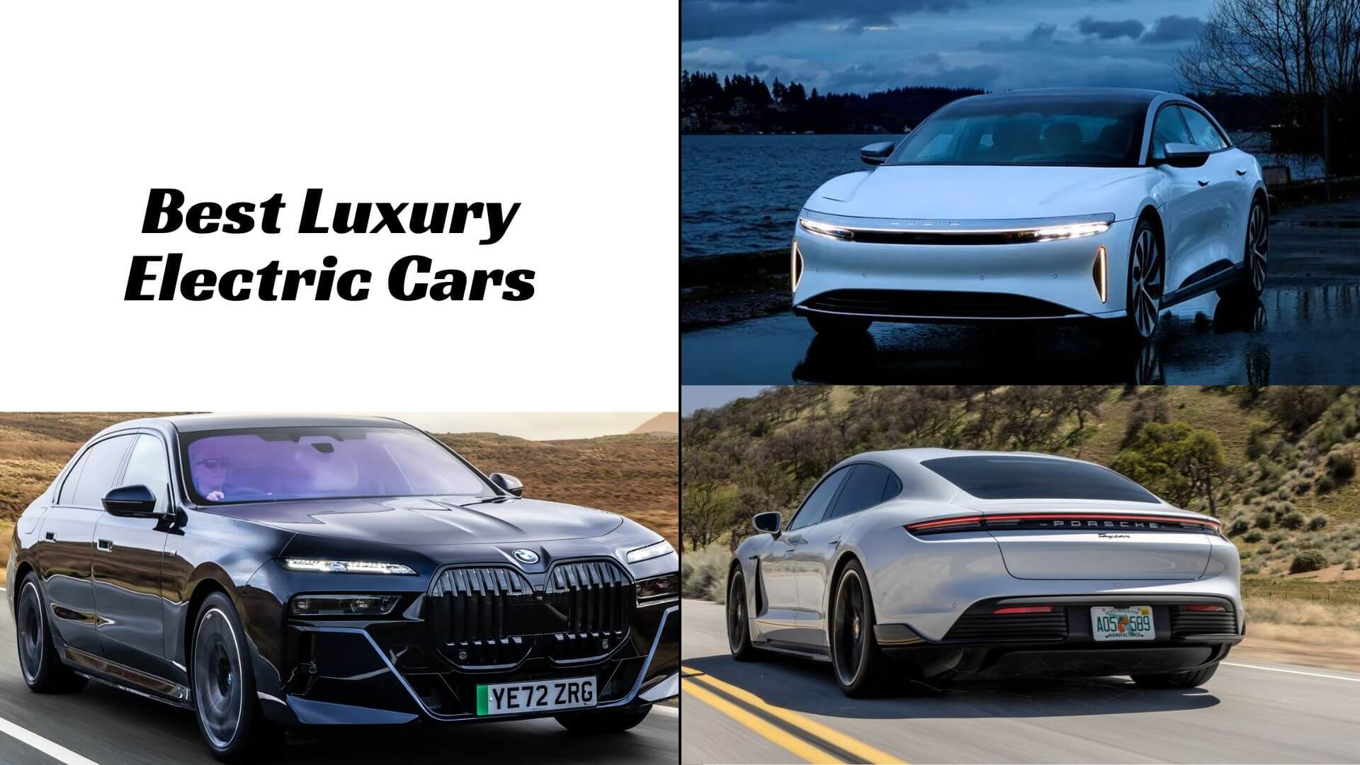 Best Luxury Electric Cars For 2024 And 2025