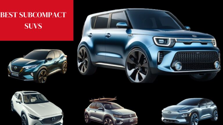 Best Subcompact SUVs for 2024 and 2025